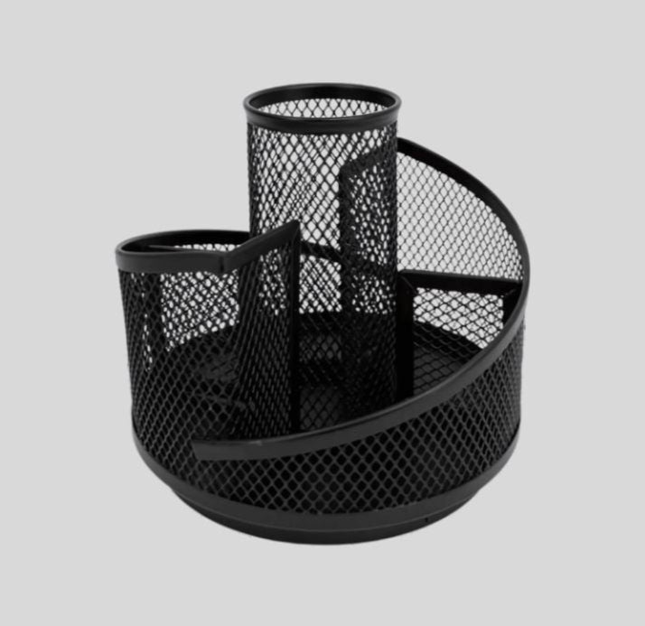 DK – Rotating Mesh Pen Stand Organizer - 360 Degree Storage Caddy 1441