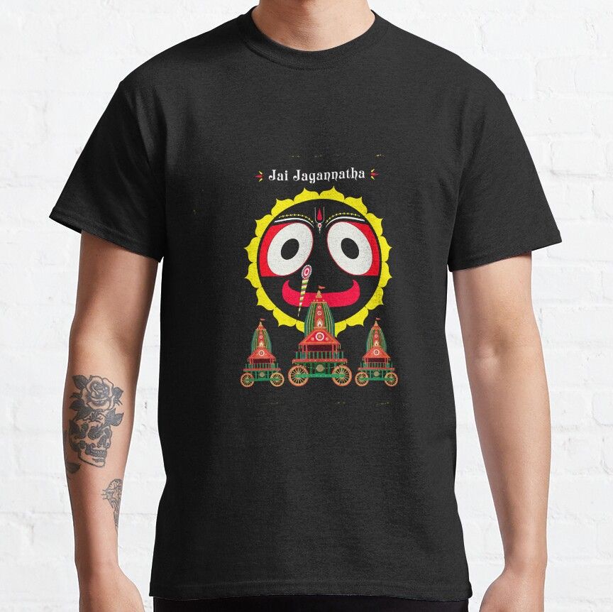 Chariots & Divine Eyes - Rath Yatra Jai Jagannath T-Shirt
