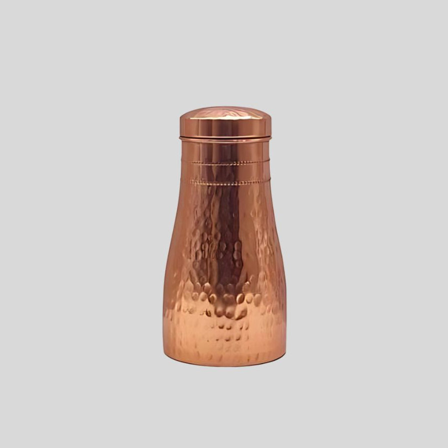 Copper Water Pot Hammer Finish 1000 ML – Premium Health Gift 180140