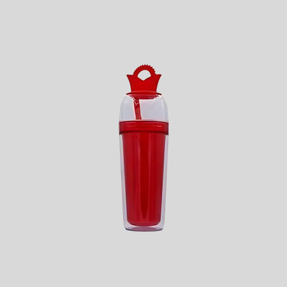 Double Wall Plastic Sipper Mug 550ml – Insulated, BPA-Free, Custom Logo DKGHA- 186