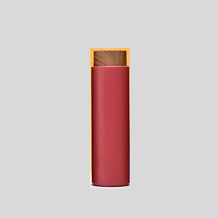400 ML Matte Flask with Wooden Finish Cap – Stylish Customizable Gift Bottle 18070