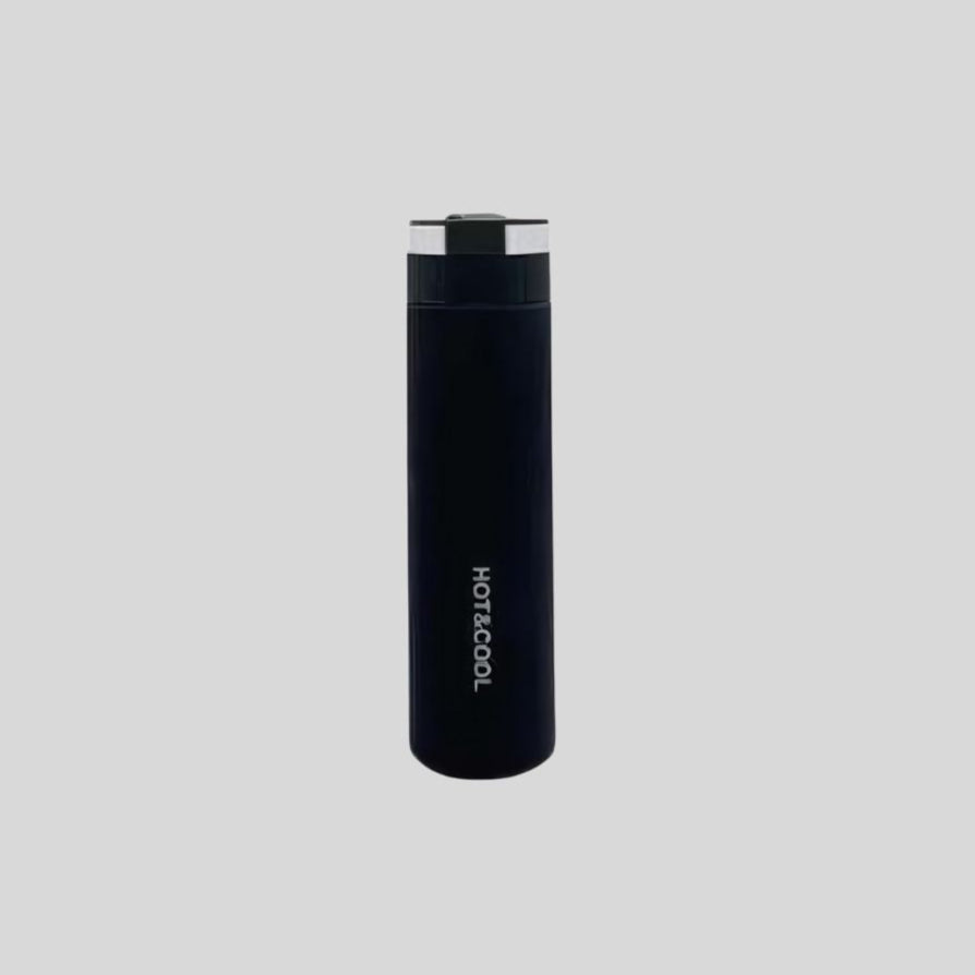 Vacuum Flask with Storage – Double Wall Insulated Hot & Cool Bottle 18072