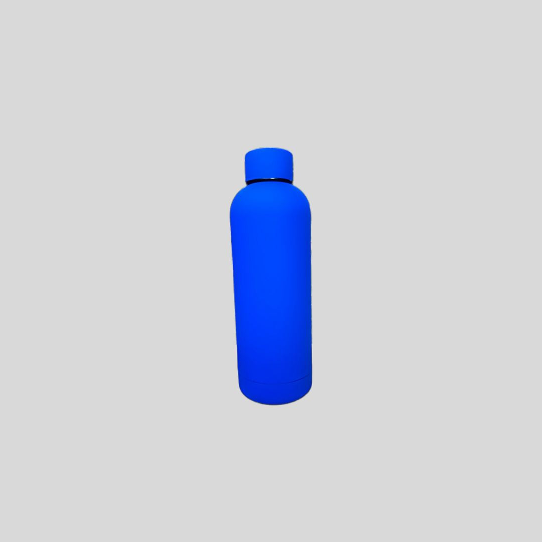 DK Rubber Coated Water Bottle - Non-Slip Insulated Stainless Steel Flask 1809