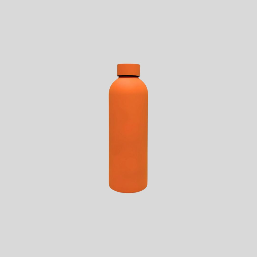 DK Rubber Coated Water Bottle - Non-Slip Insulated Stainless Steel Flask 1809