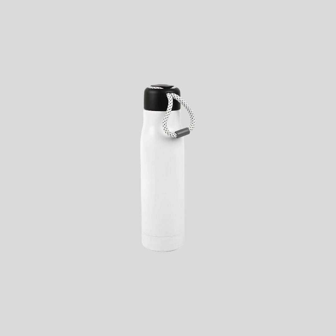 DK Rope Handle Water Bottle - Insulated Stainless Steel Flask with Carry Strap 1811