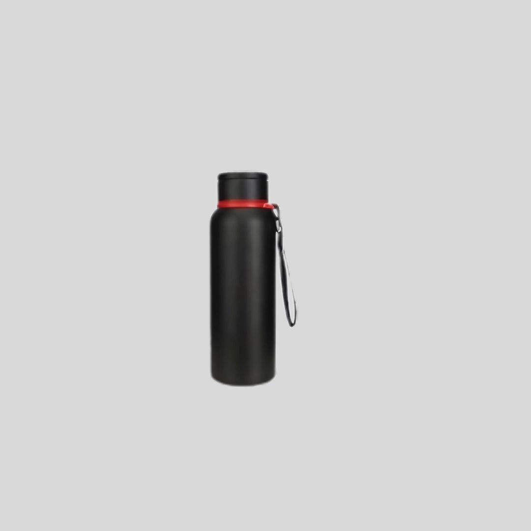 DK Borosil Shape Water Bottle | Insulated Stainless Steel Flask with Handle (600ml & 800ml) 1823