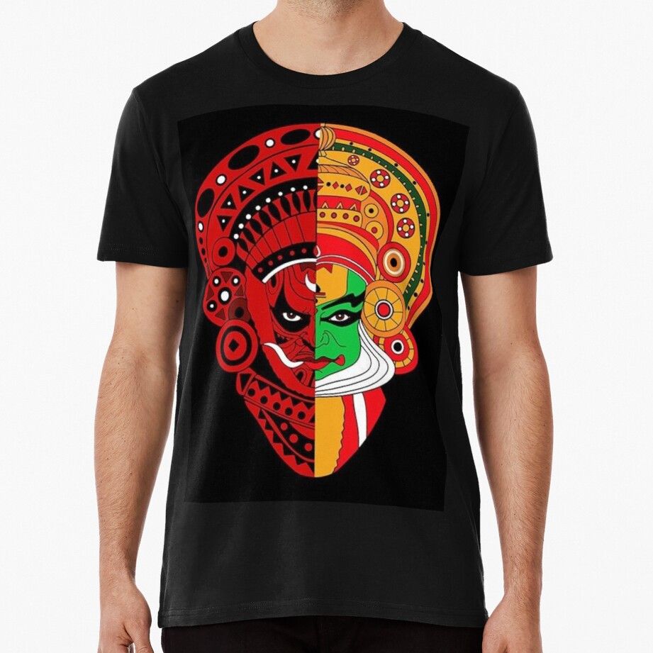 Duality in Dance: A Tribute to Kathakali T-Shirt