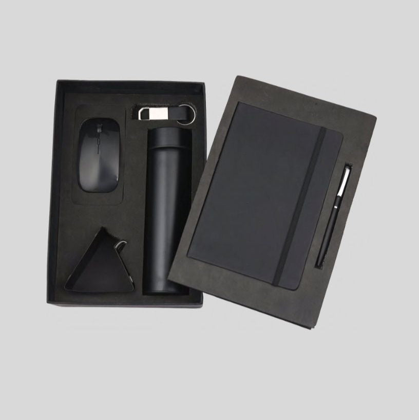 DK - 6 in 1 Elastic Diary Mobile Stand Bottle Mouse Pen Keychain Set-714