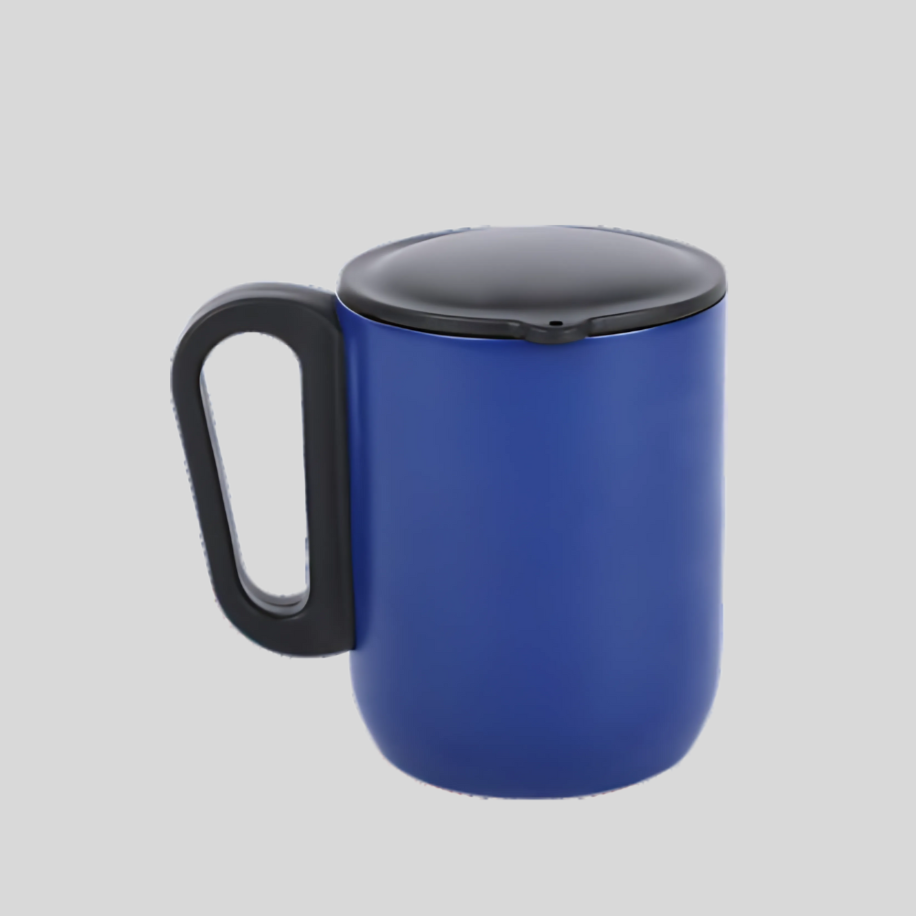 DK – Premium Travel Mug with Black Handle & Lid