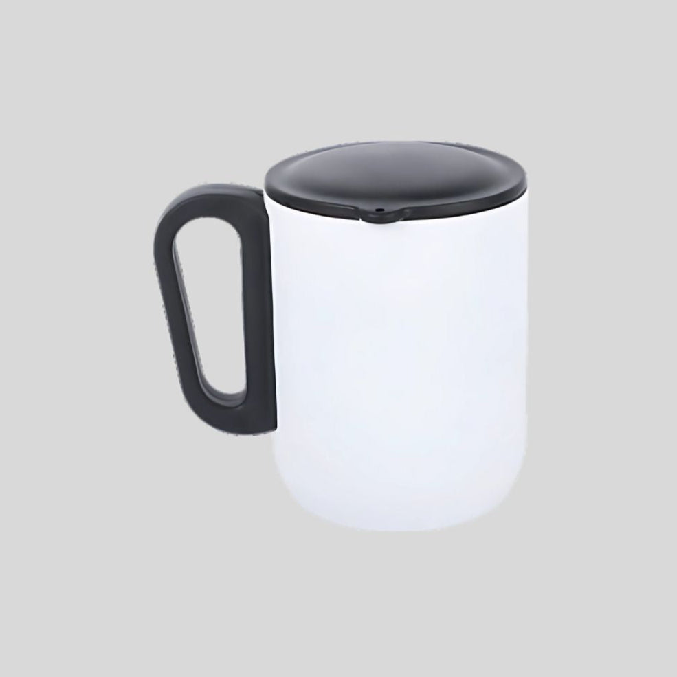 DK – Premium Travel Mug with Black Handle & Lid