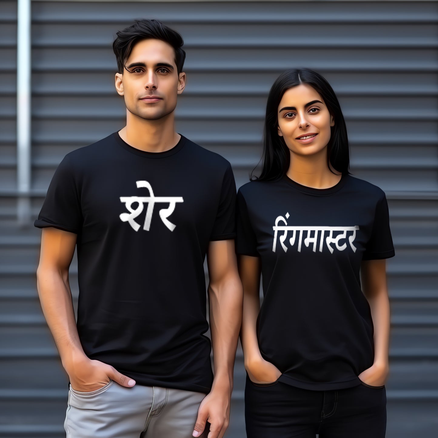 Sher & Ringmaster Funny Couple T-Shirt - Short Sleeve