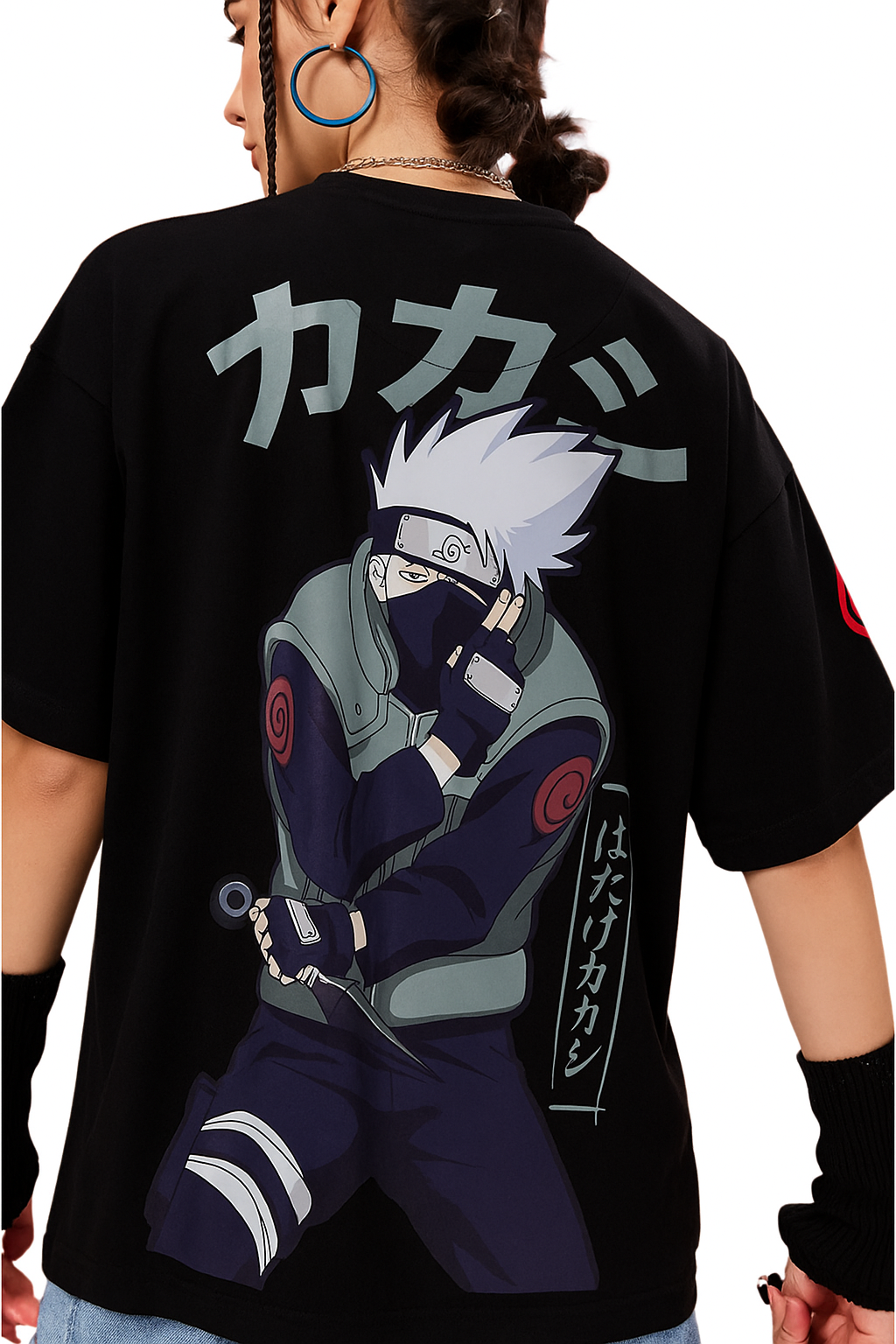 Kakashi Graphic Oversize T-Shirt