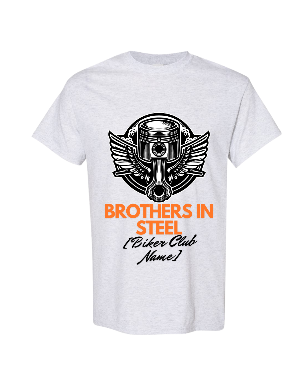 ποΈ Brothers in Steel β Custom Biker Club Tee