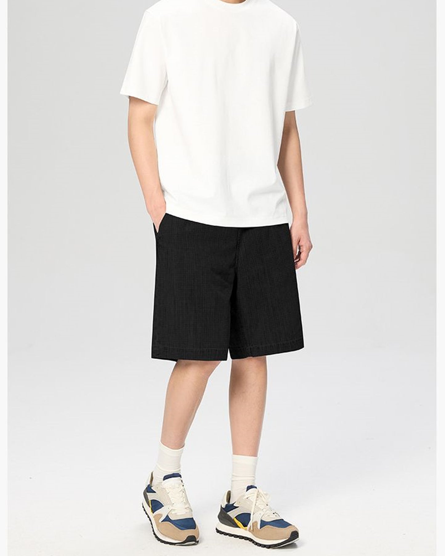 Faceless View for White Oversize T-Shirt