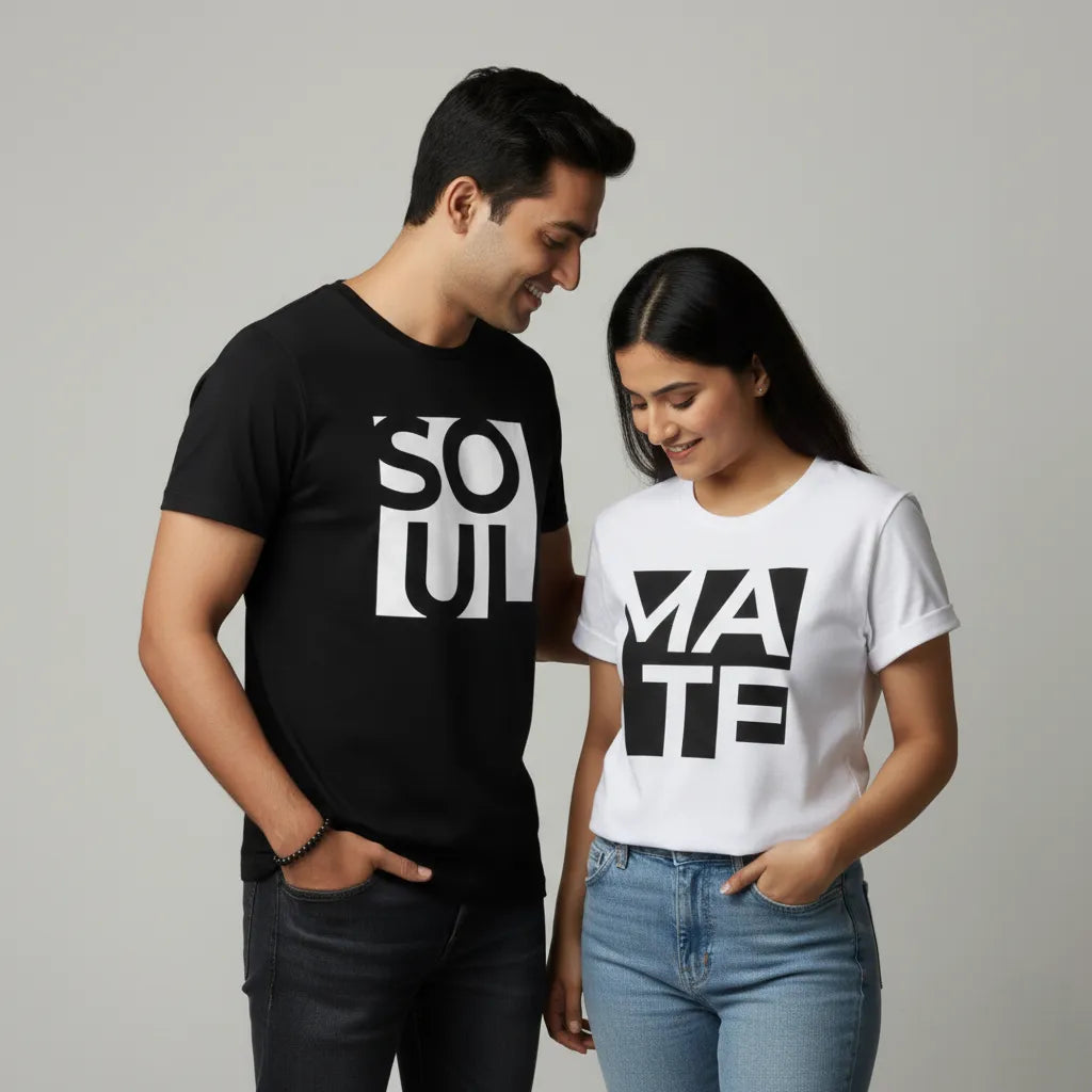 Soulmate Short Sleeve Couple T-Shirts
