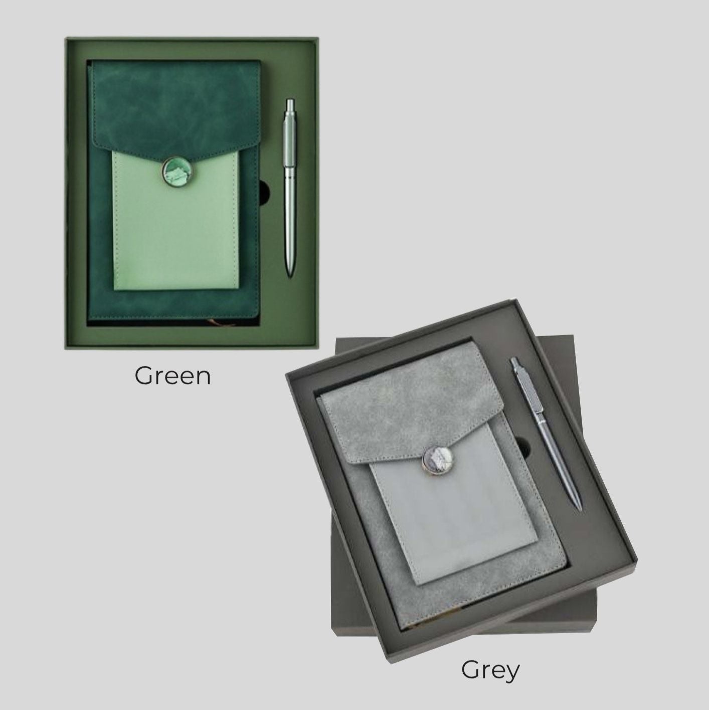 DK - 2 in 1 Mobile Pouch With Button Diary Set - 319