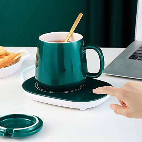 DK – 55°C Coffee Mug Warmer Gift Set - Modern Ceramic Mug with Electric Heating Pad 943