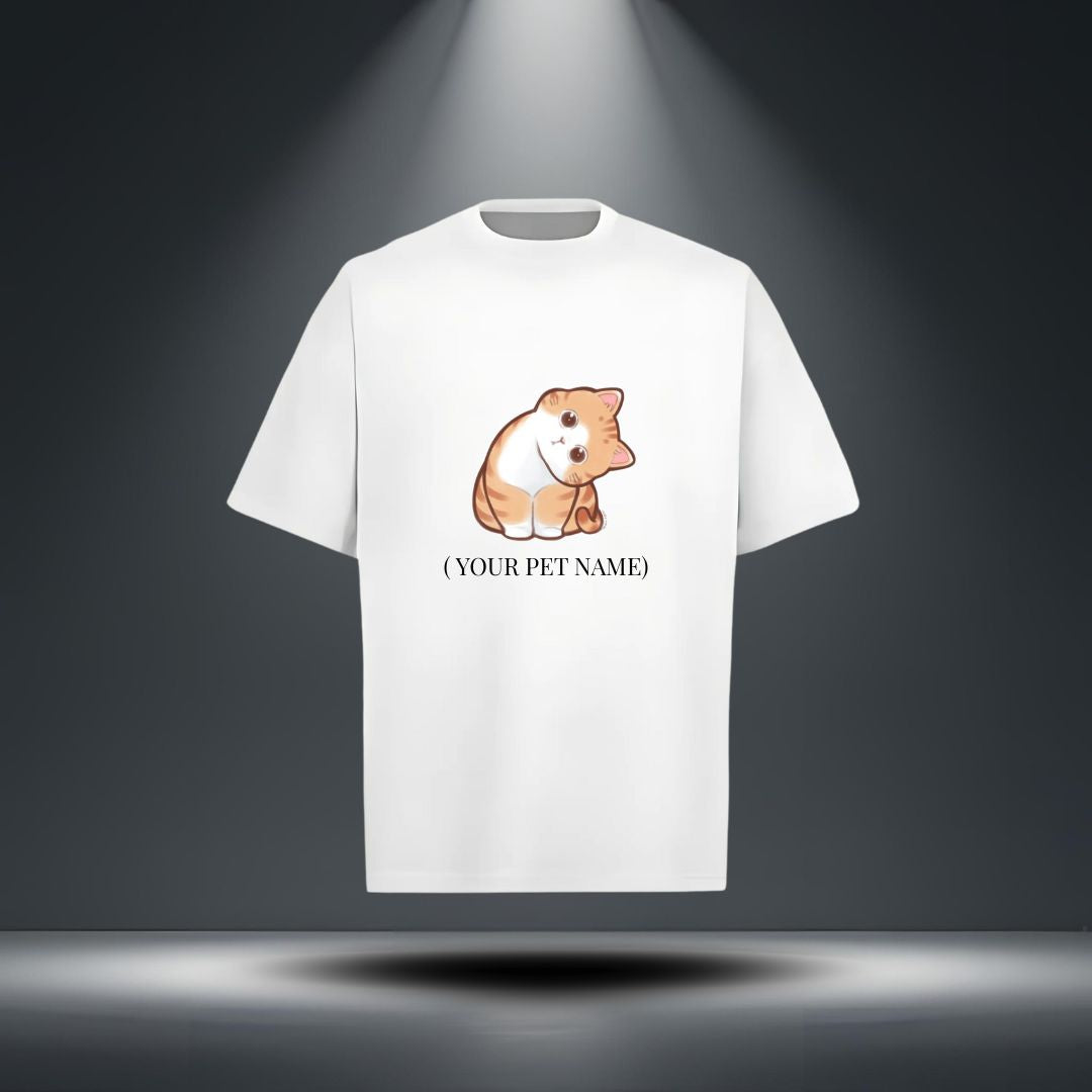 Custom Pet Name Tee – Cat Edition