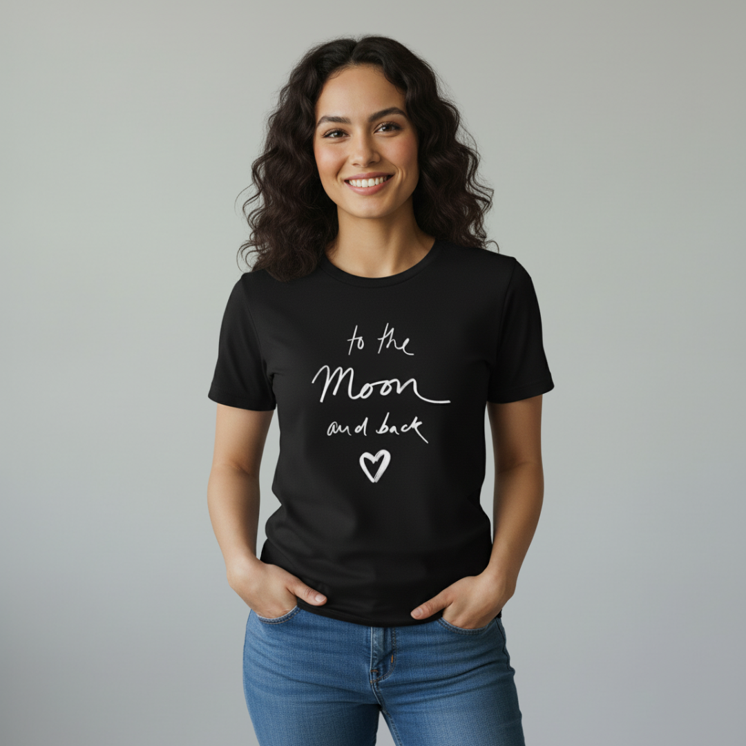 To The Moon and Back – DivviK Women’s T-shirt