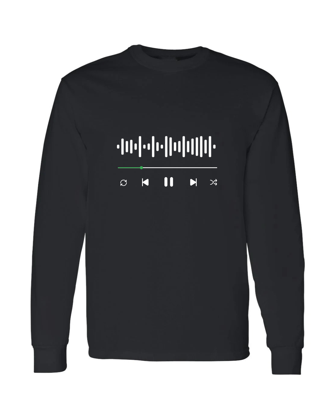 π΅ Custom Music Bar Long Sleeve Tee