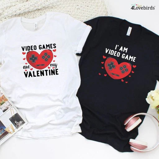 Dangerous Play Along Gamer Short Sleeve T-Shirts for Couple