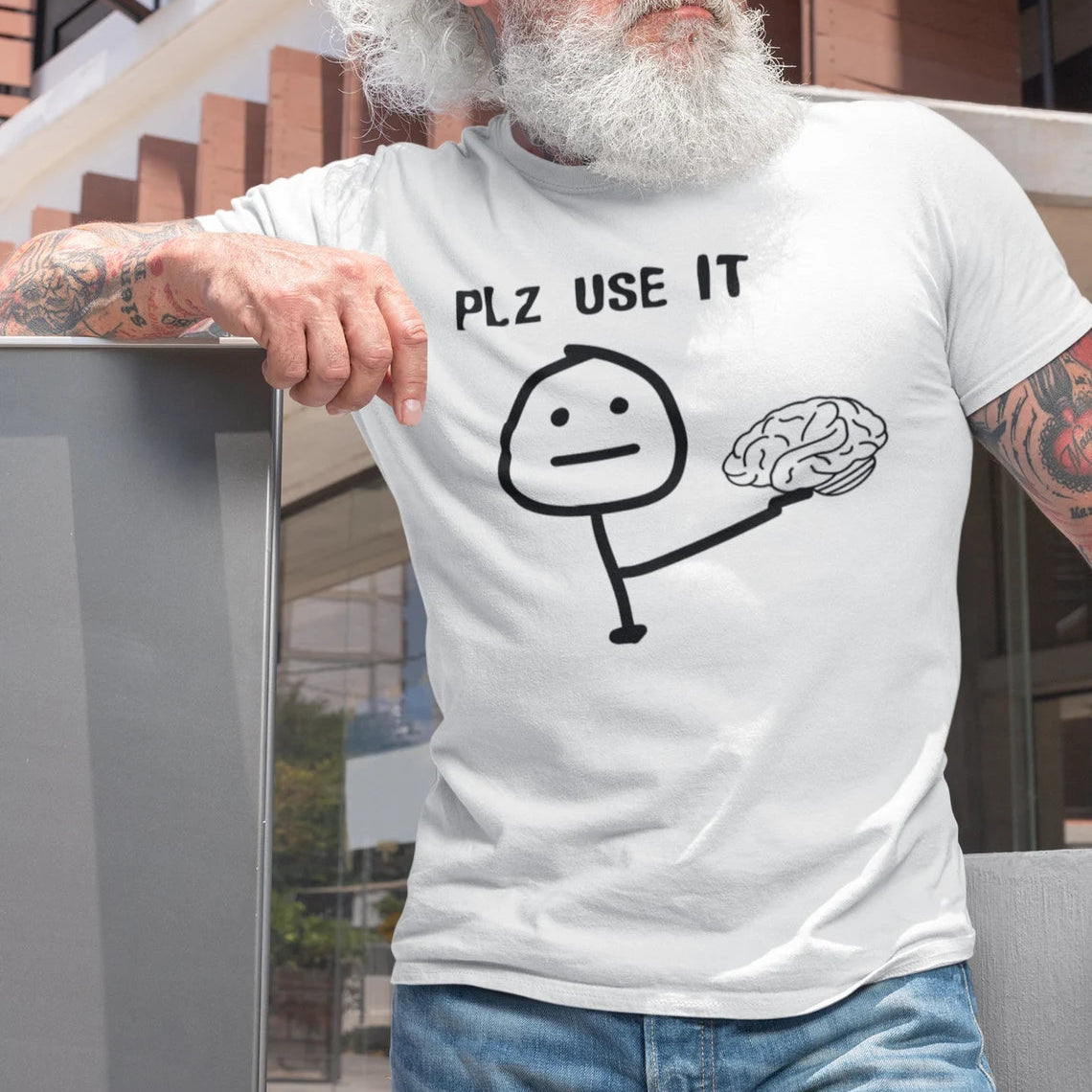 PLZ USE IT 🧠Funny T-Shirts