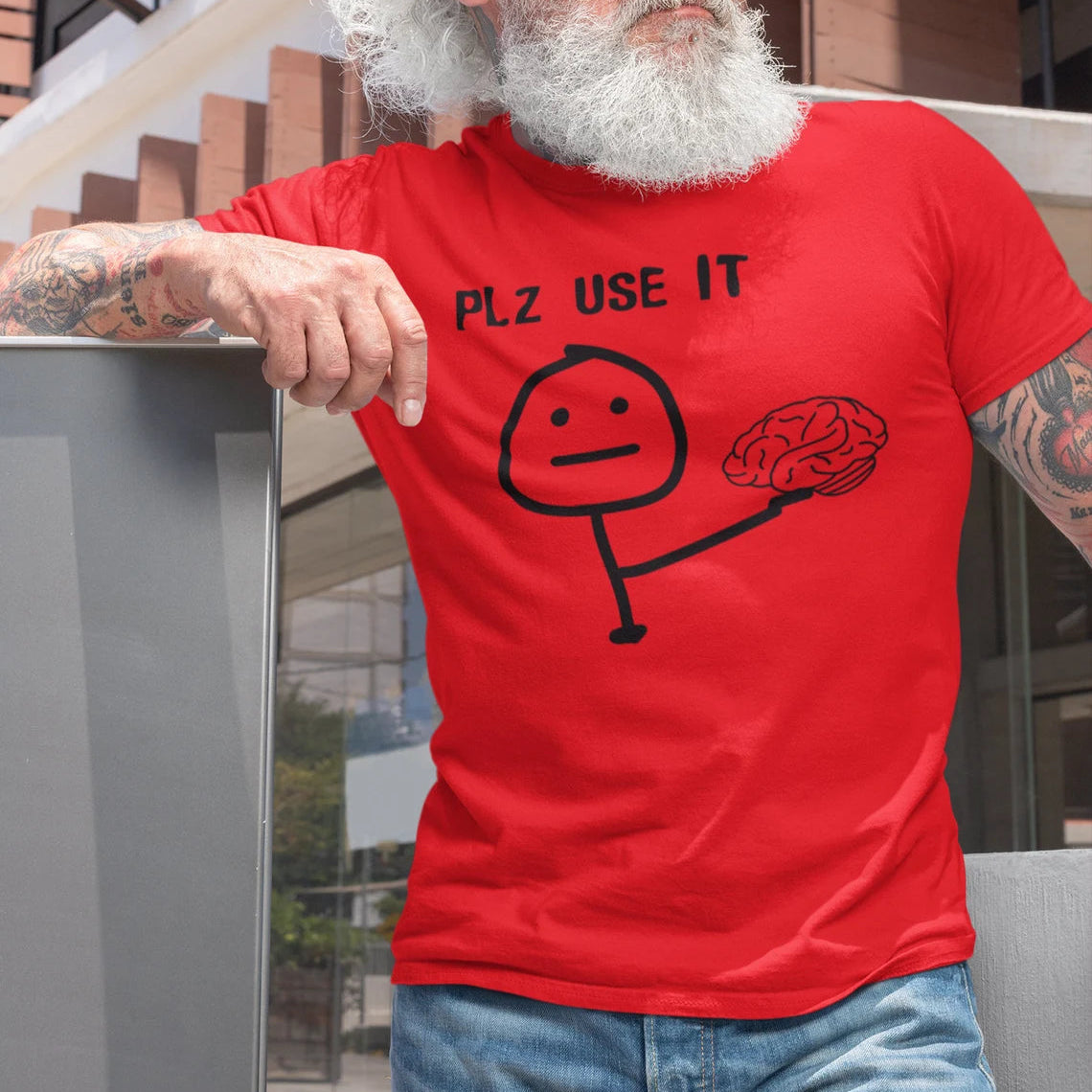 PLZ USE IT 🧠Funny T-Shirts
