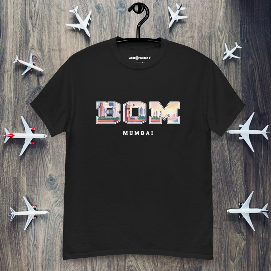 BOM - Mumbai Aviation Lover T-Shirt