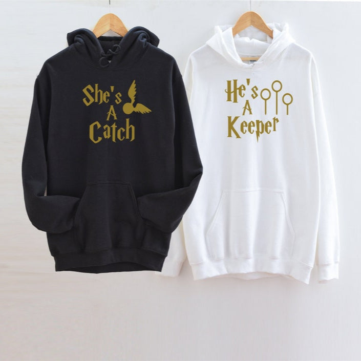 Quidditch Match Couple Hoodies