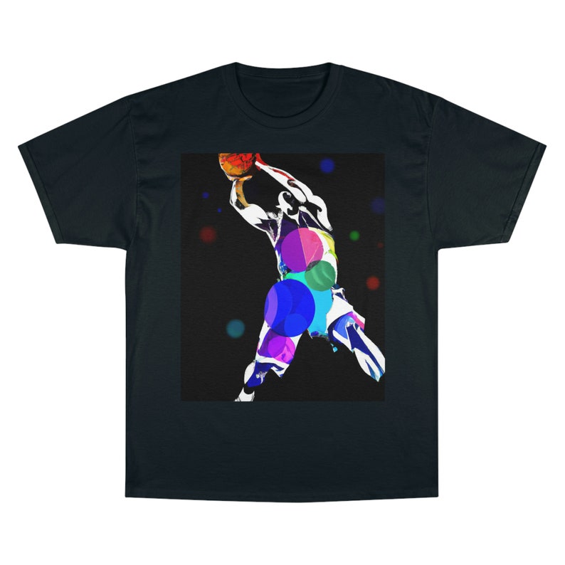 Artistic Basketball Theme T-Shirts