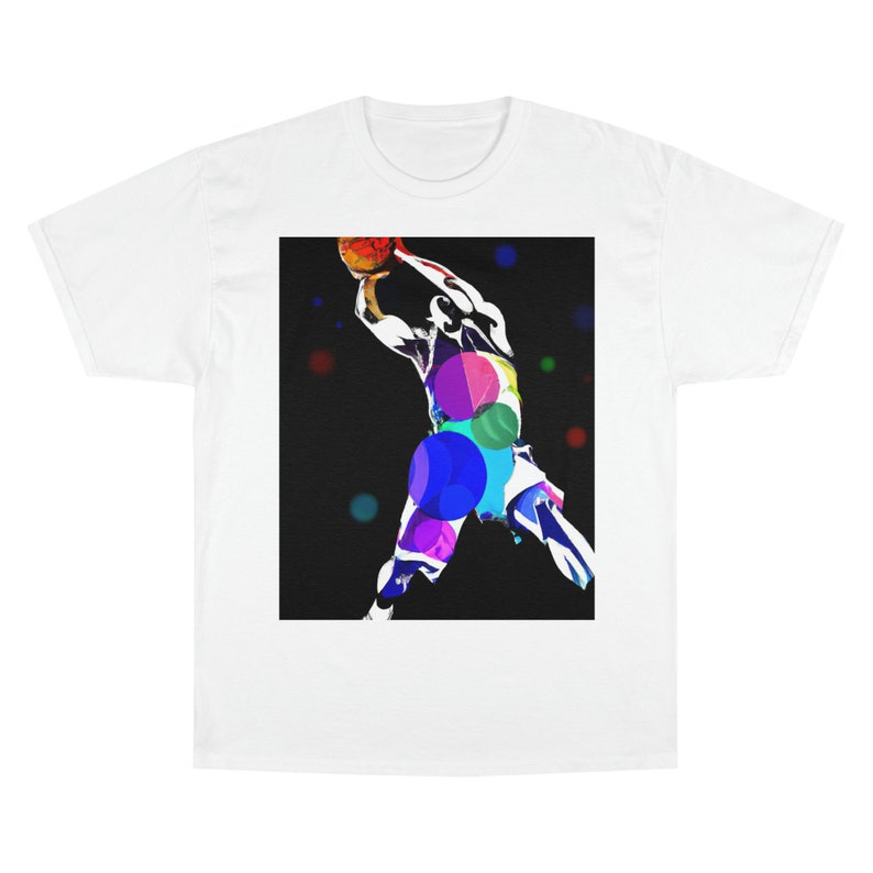 Artistic Basketball Theme T-Shirts