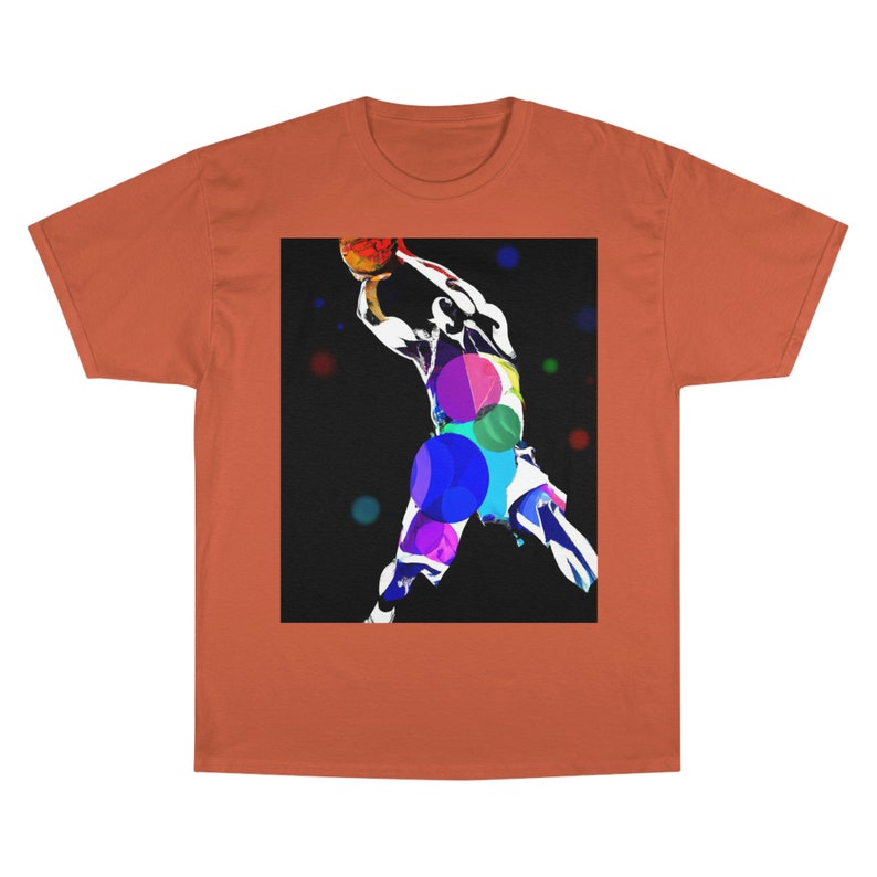 Artistic Basketball Theme T-Shirts