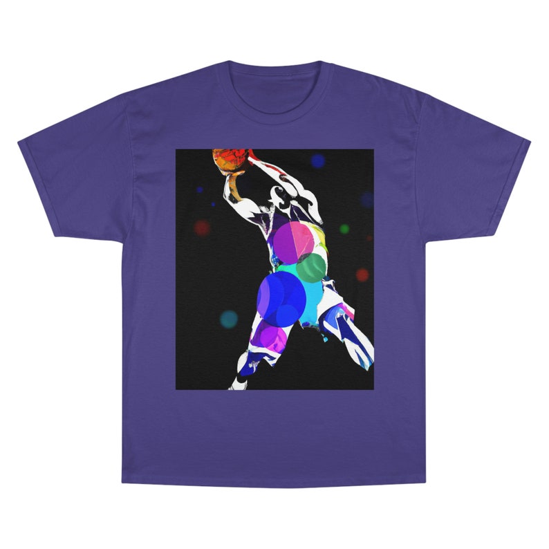 Artistic Basketball Theme T-Shirts
