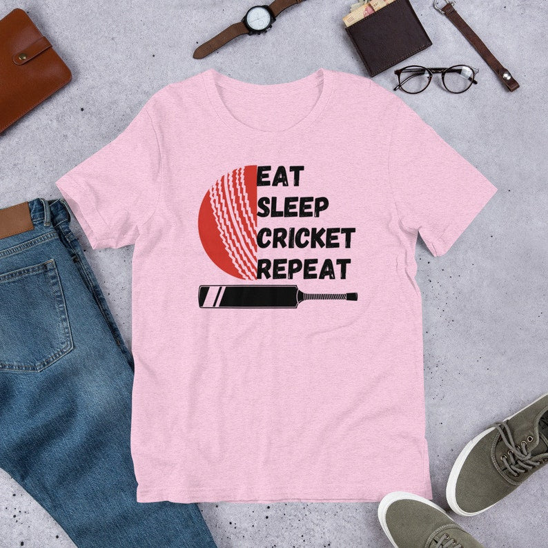 Eat Sleep Cricket Repeat – The Ultimate Cricket Lover’s T-Shirt 🏏🔥