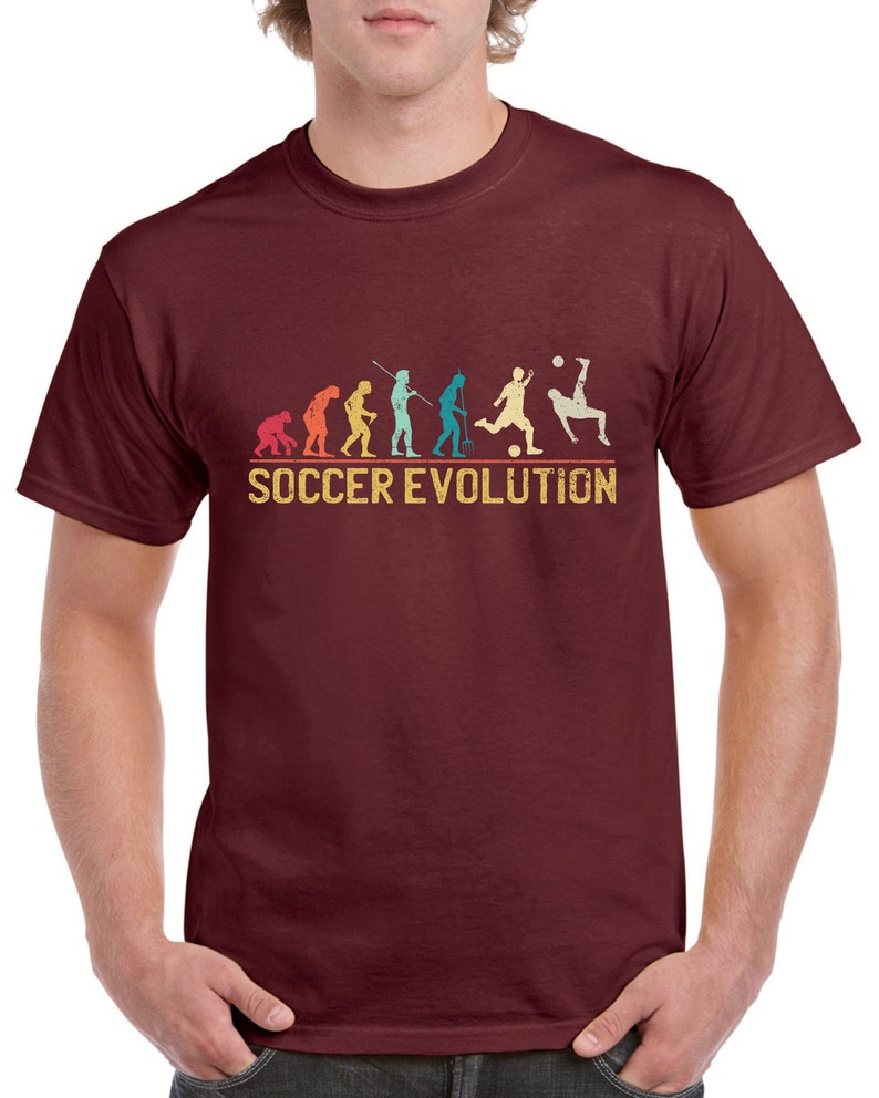 Soccer Evolution Theme T-Shirt