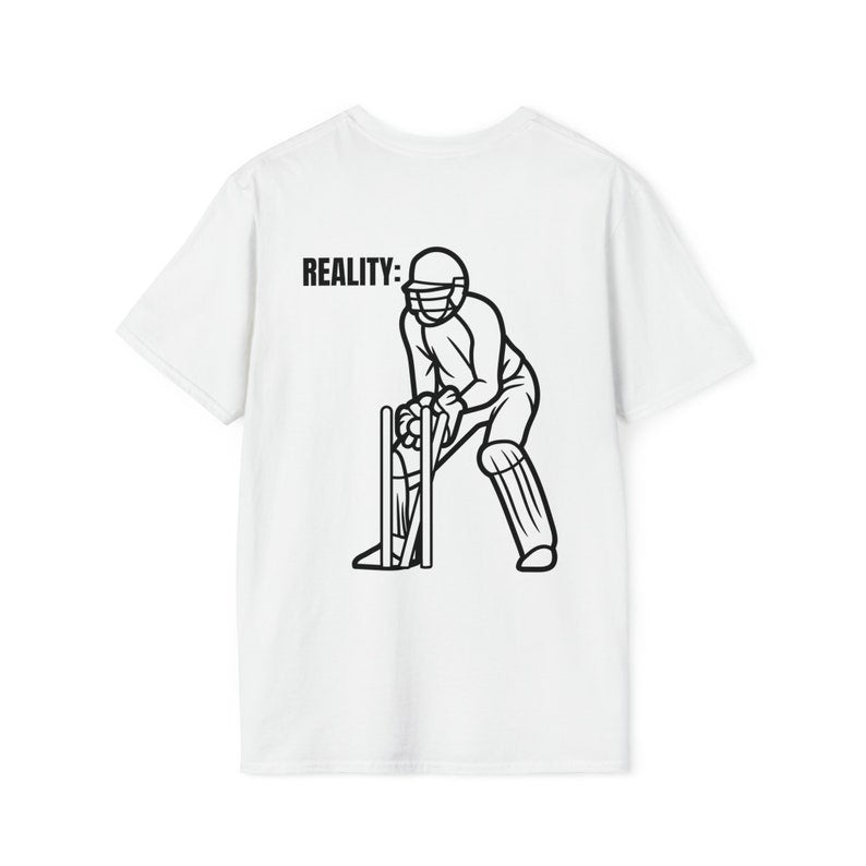 Expectation V/s Reality Cricket Meme T-Shirt