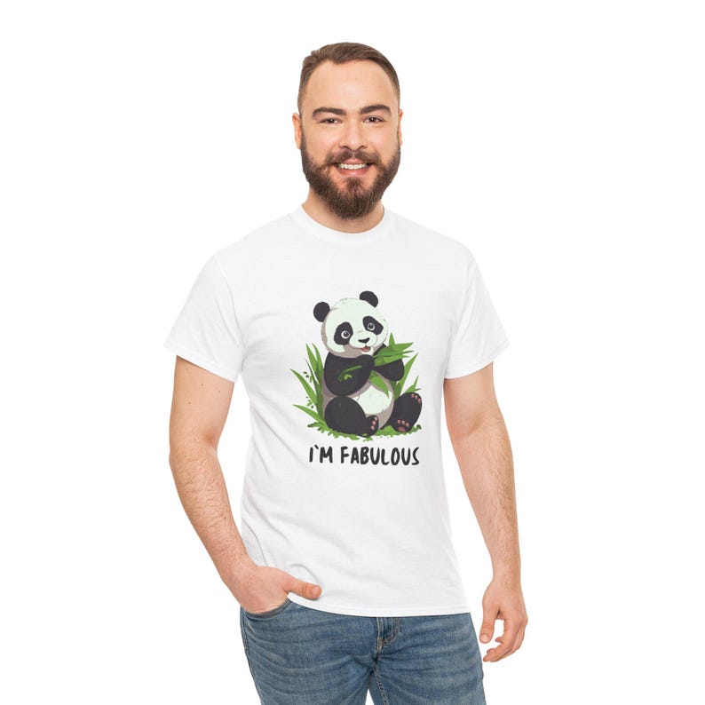 Cute Panda Theme Short Sleeve Couple T-Shirts
