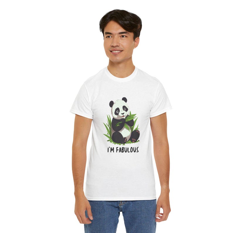 Cute Panda Theme Short Sleeve Couple T-Shirts