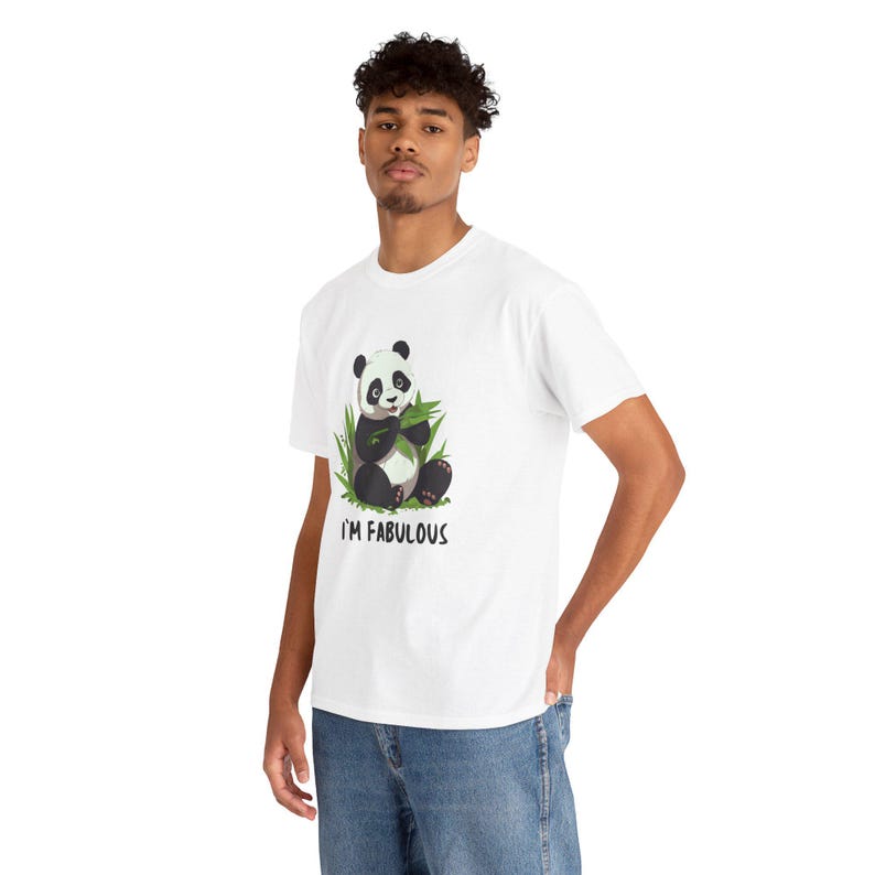 Cute Panda Theme Short Sleeve Couple T-Shirts