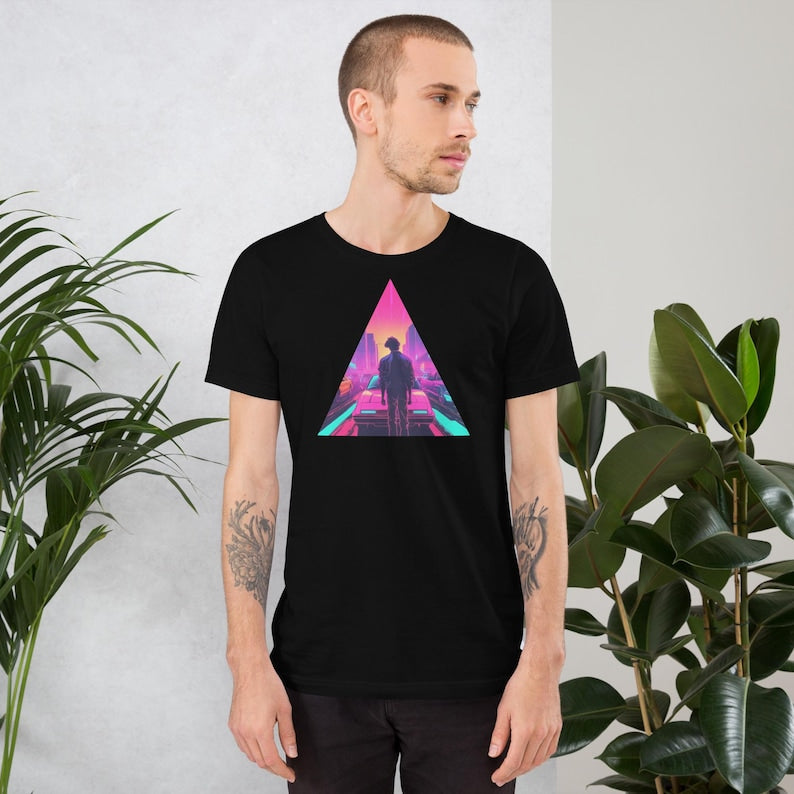 Electric Dreams Neon Triangle T-Shirt