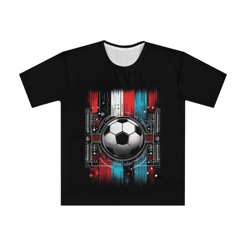 Futuristic Football Pulse Theme T-Shirt