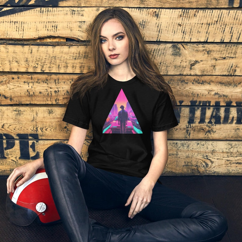 Electric Dreams Neon Triangle T-Shirt