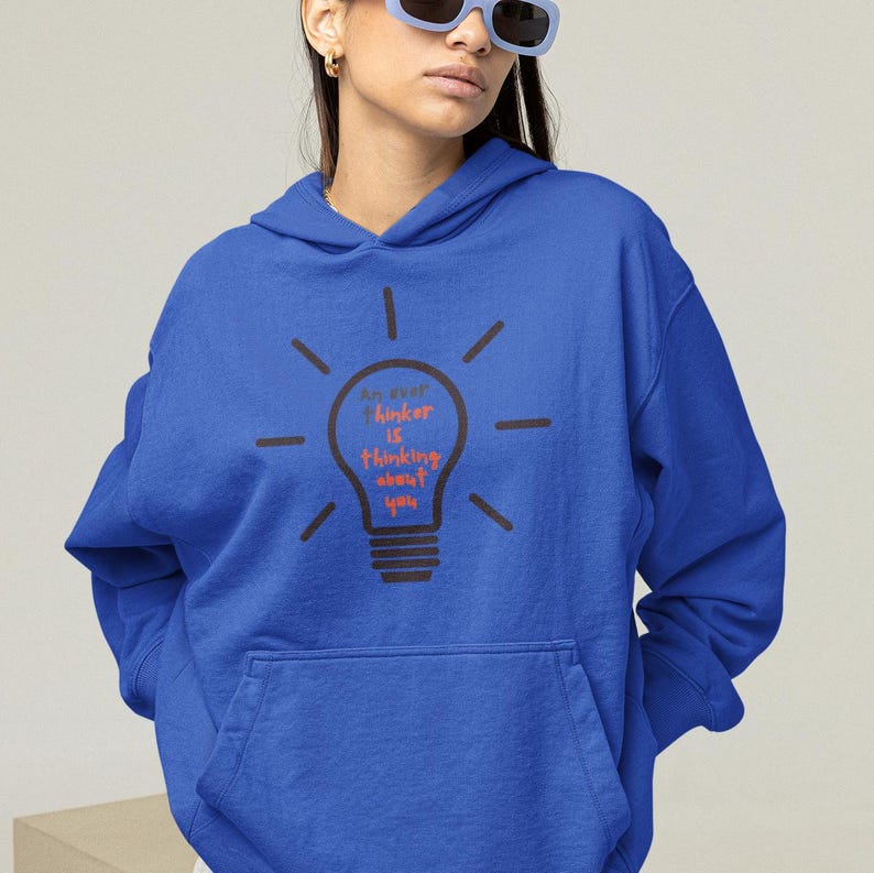 A Thoughtful Mind is Thinking of You – Quote Hoodie