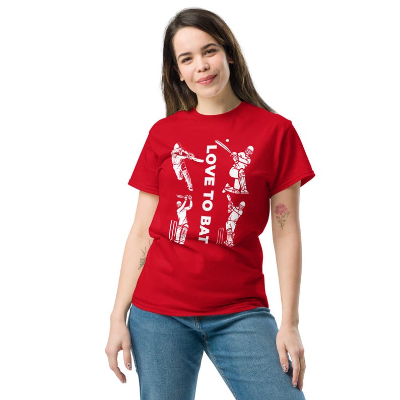 Live To Bat - Cricket Theme T-Shirts.