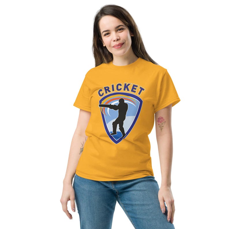 Cricket Shield Theme T-Shirts