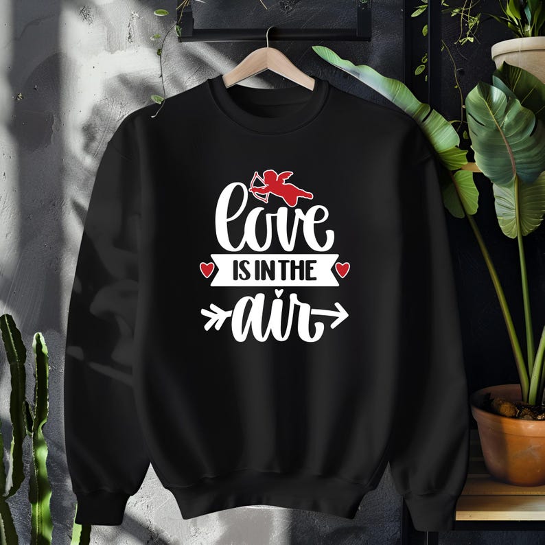 Love Is In The Air Couple Long Sleeve T-Shirts