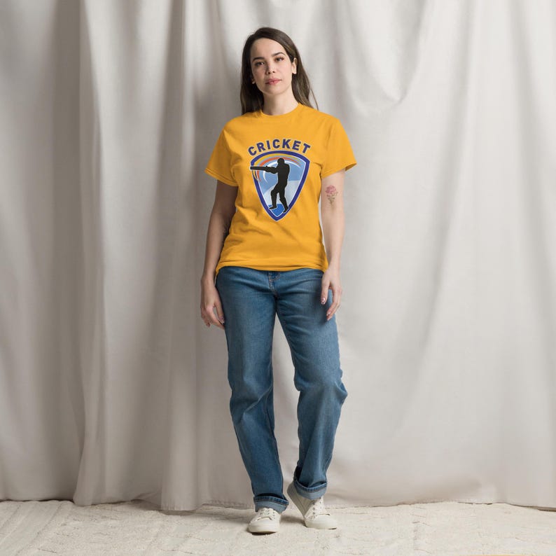 Cricket Shield Theme T-Shirts