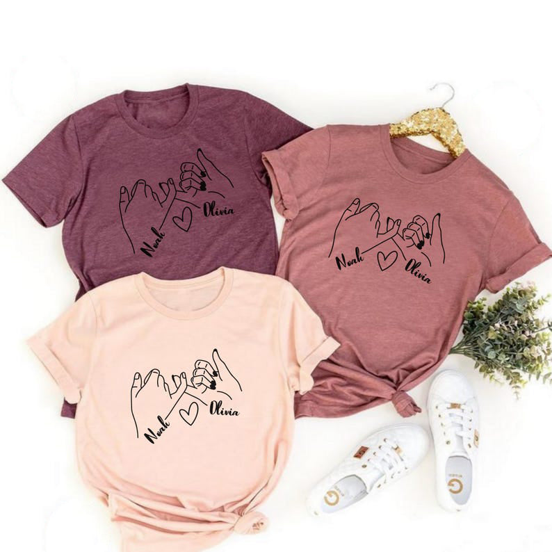 Custom Name Promise Short Sleeve Couple T-Shirts