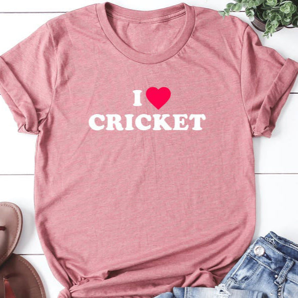 I ❤ Cricket - Cricket Lover T-Shirts