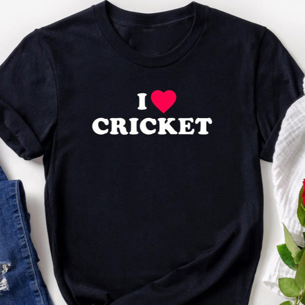 I ❤ Cricket - Cricket Lover T-Shirts